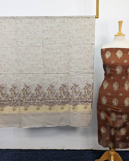 Embroidered Lawn with Sitara Work 3Pc Unstitched