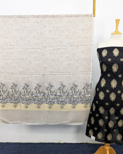 Embroidered Lawn with Sitara Work 3Pc Unstitched