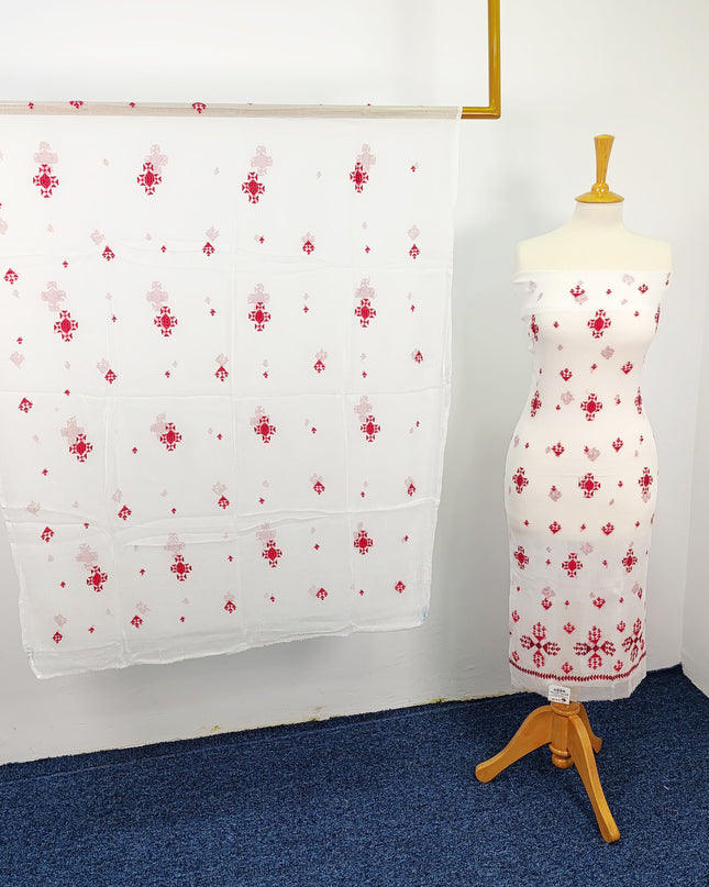 Handmade China Crinkle  Banarsi  Work