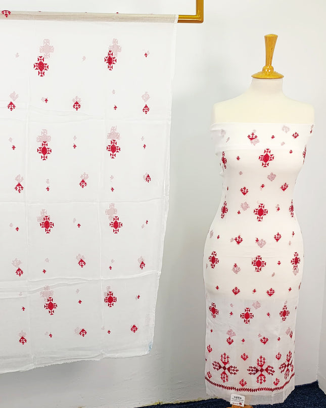 Handmade China Crinkle  Banarsi  Work