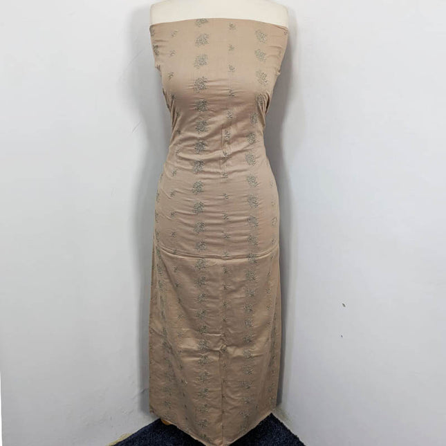 Lawn with Embroidered Work & Chiffon Dupatta 3PC Unstitched