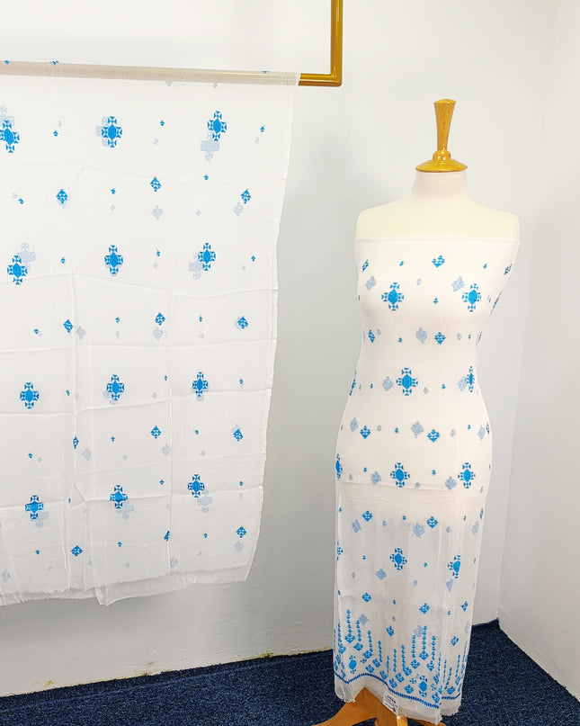 Handmade China Crinkle Banarsi Work