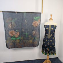 Load image into Gallery viewer, Fancy Embroidered + Digital Printed Lawn With Chiffon Dupatta

