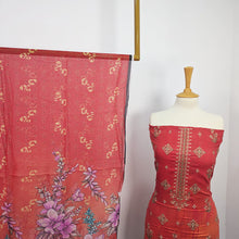 Load image into Gallery viewer, Fancy Embroidered + Digital Printed Lawn With Chiffon Dupatta

