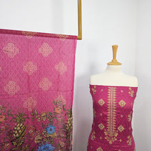 Load image into Gallery viewer, Fancy Embroidered + Digital Printed Lawn With Chiffon Dupatta
