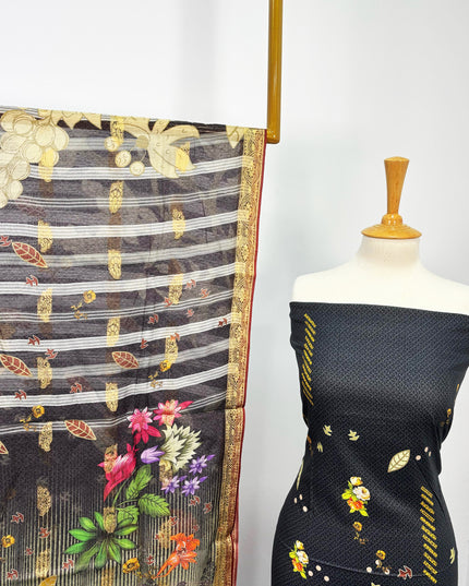 Fancy Digital Printed Lawn All Over 3piece Unstitched