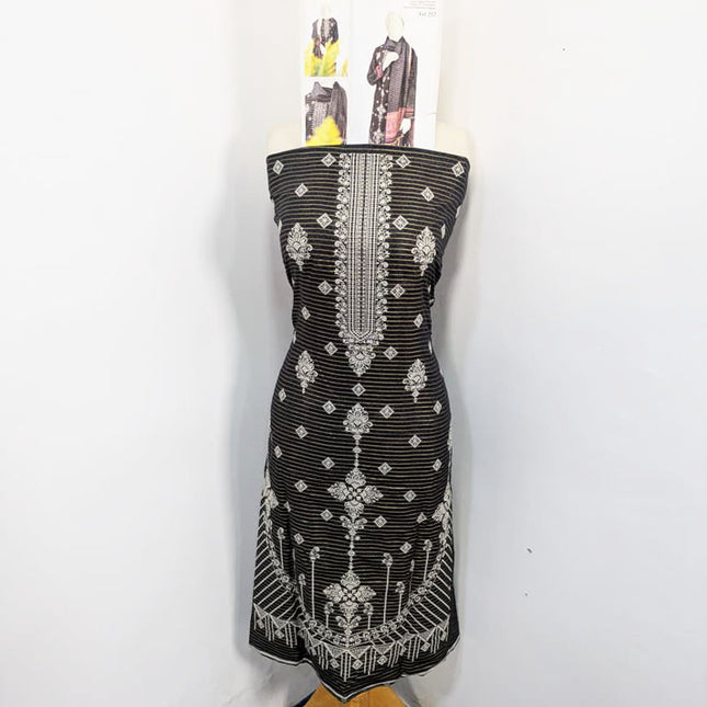 Embroidered Doria Lawn with Printed Dupatta 3PC Unstitched