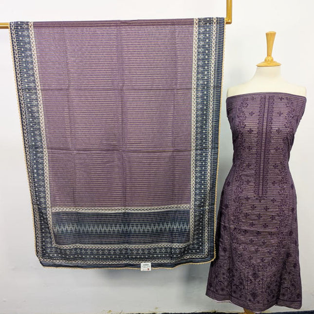 Embroidered Doria Lawn with Printed Dupatta 3PC Unstitched