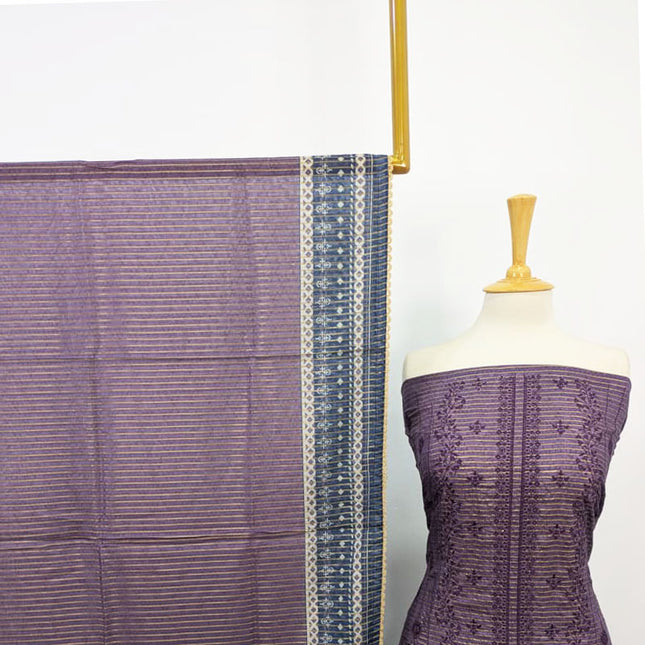 Embroidered Doria Lawn with Printed Dupatta 3PC Unstitched