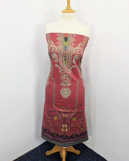 Fancy Digital Printed Lawn With Chiffon Dupatta