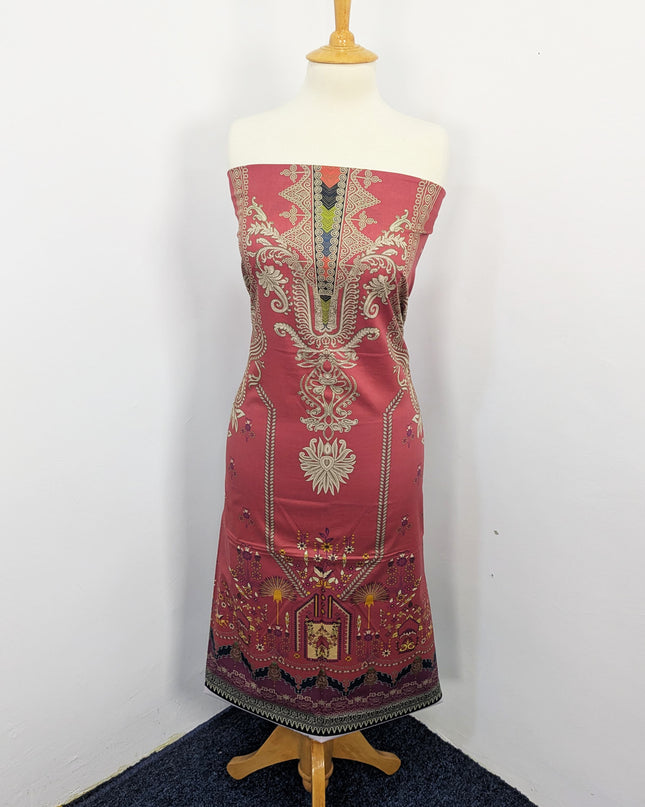Fancy Digital Printed Lawn With Chiffon Dupatta