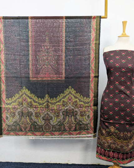 Digital Printed Lawn with Chiffon Dupatta 3PC Unstitched