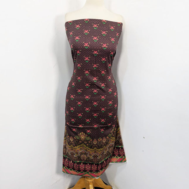 Digital Printed Lawn with Chiffon Dupatta 3PC Unstitched