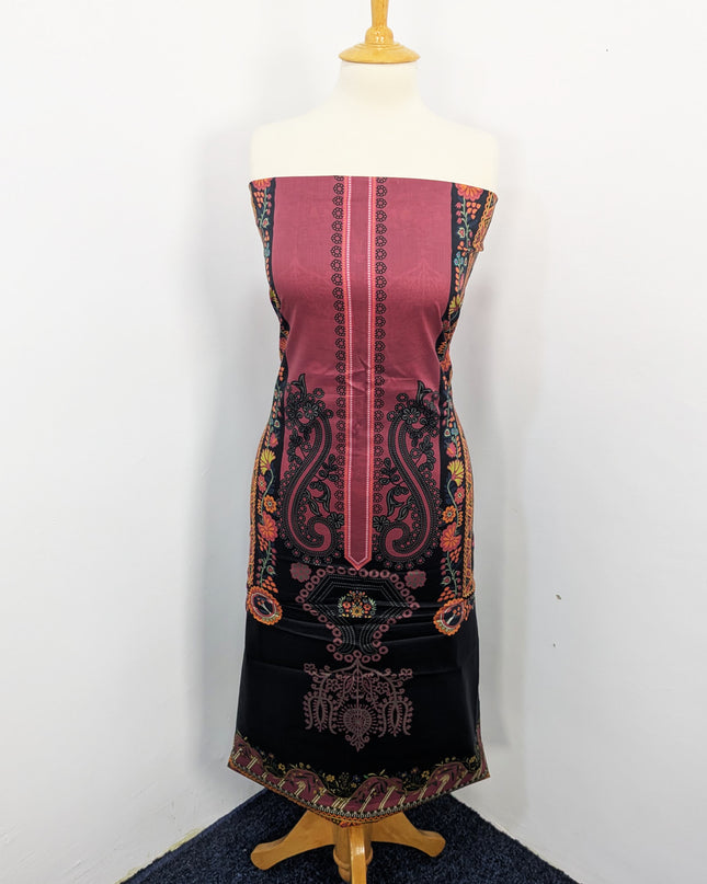 Fancy Digital Printed Lawn With Chiffon Dupatta