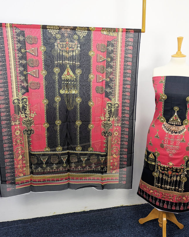Fancy Digital Printed Lawn