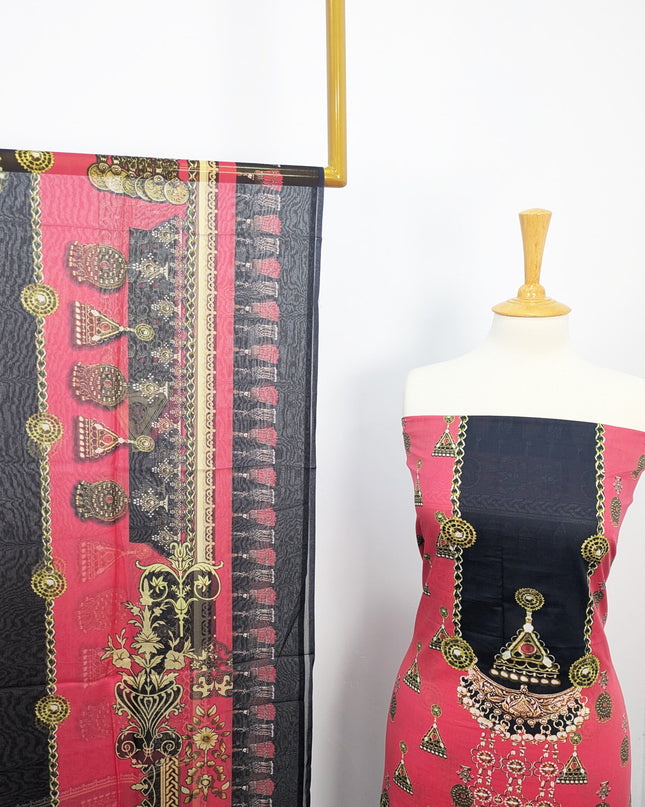Fancy Digital Printed Lawn