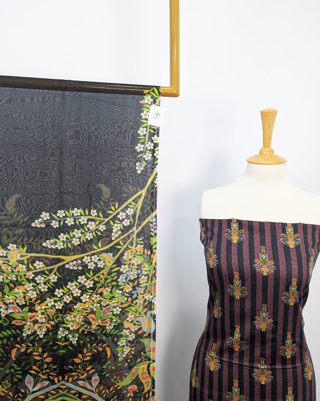 Fancy Digital Printed Lawn