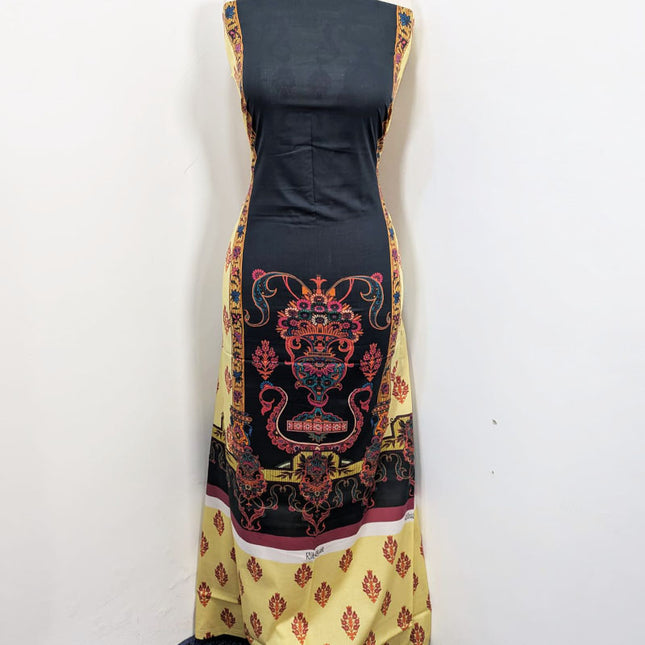 Fancy Digital Printed Lawn with Chiffon Dupatta 3PC Unstitched