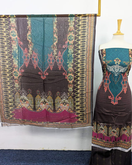 Digital Printed Lawn 3Pc Unstitched