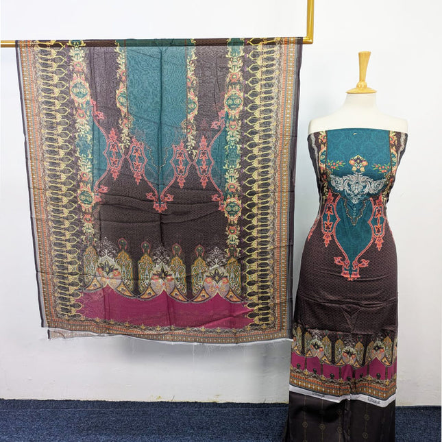 Digital Printed Lawn 3Pc Unstitched