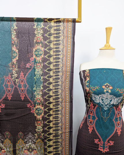 Digital Printed Lawn 3Pc Unstitched