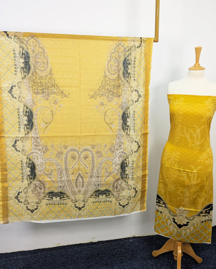 Fancy Digital Printed Lawn With Chiffon Dupatta