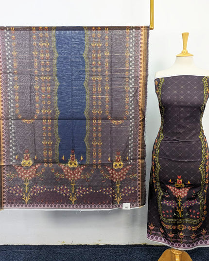 Fancy Digital Printed Lawn 3Pc Unstitched