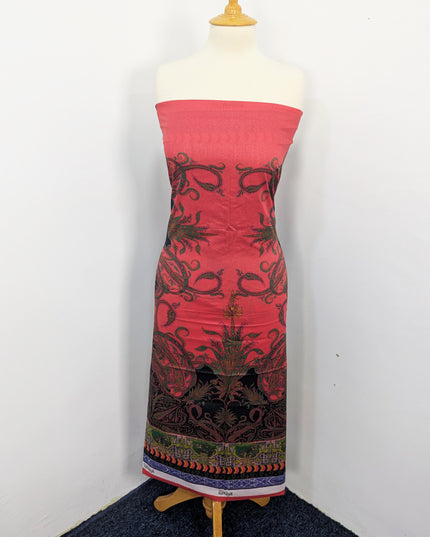 Fancy Digital Printed Lawn With Chiffon Dupatta