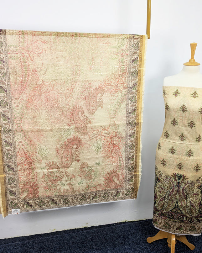 Fancy Digital Printed Lawn With Chiffon Dupatta