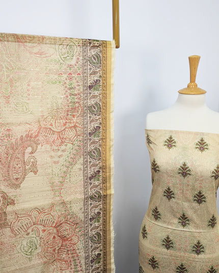 Fancy Digital Printed Lawn With Chiffon Dupatta