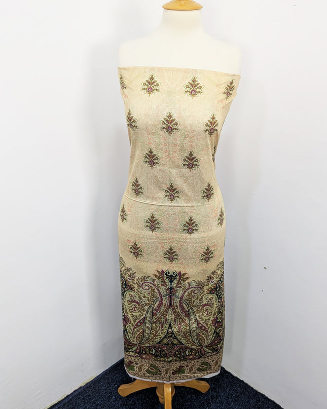 Fancy Digital Printed Lawn With Chiffon Dupatta