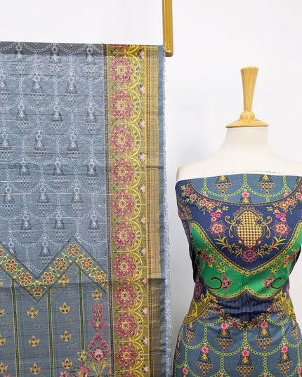 Digital Printed Lawn 3Pc Unstitched