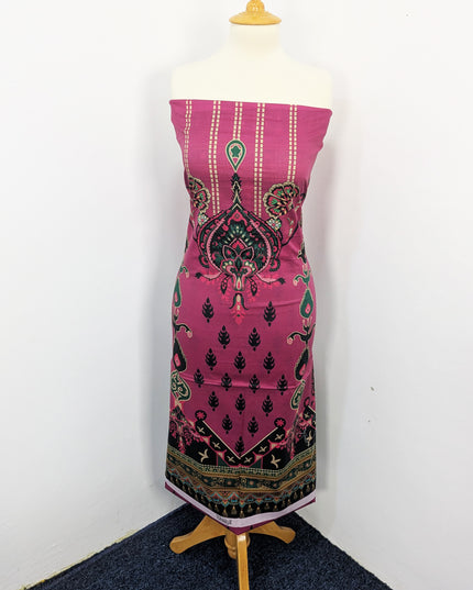 Fancy Digital Printed Lawn With Chiffon Dupatta