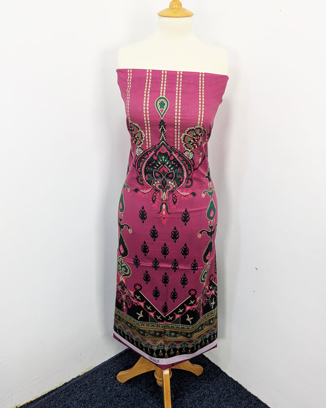Fancy Digital Printed Lawn With Chiffon Dupatta
