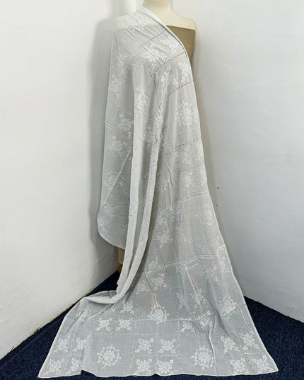 Lawn Dupatta with Shadow + Tarkashi Work