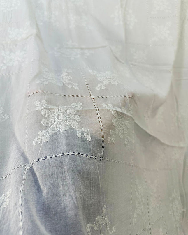 Lawn Dupatta with Shadow + Tarkashi Work