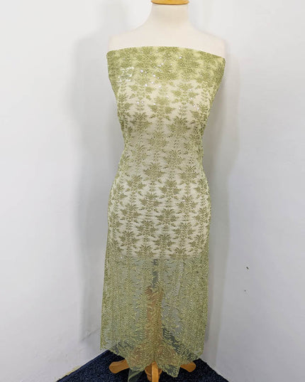 Fancy Net With Sequence  Embroidered 2PC Unstitched