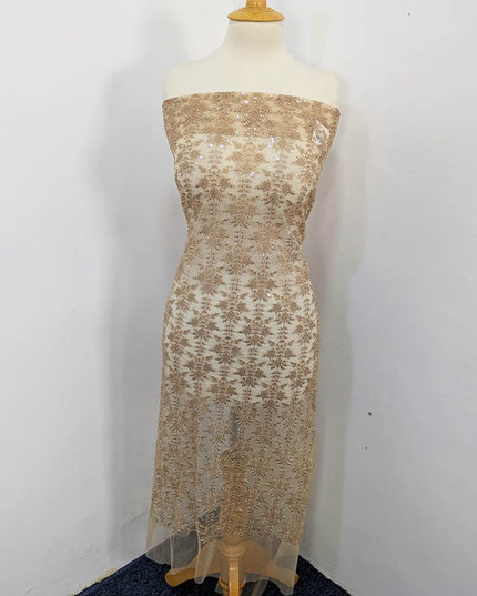 Fancy Net With Sequence  Embroidered 2PC Unstitched