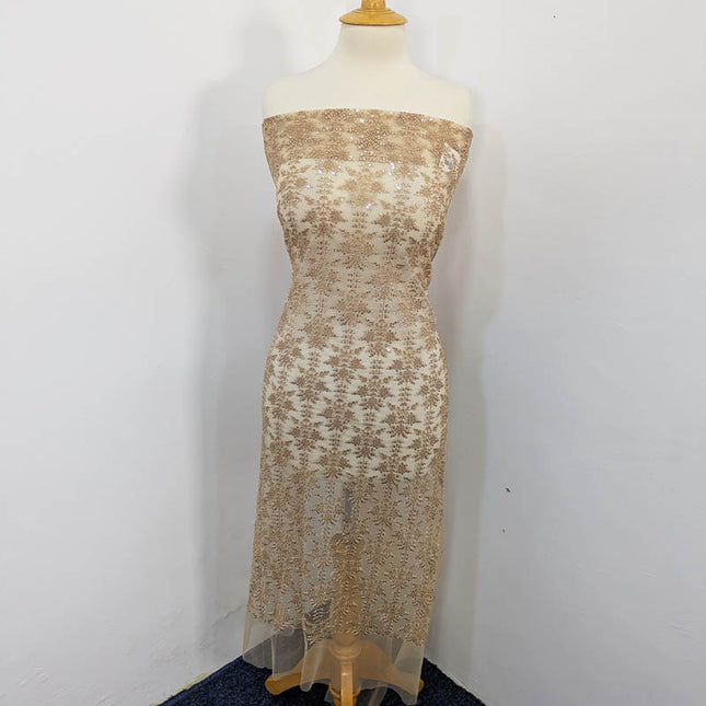Fancy Net With Sequence  Embroidered 2PC Unstitched