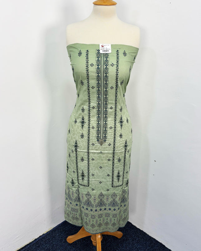 Fancy Printed Lawn With Embroidered Work