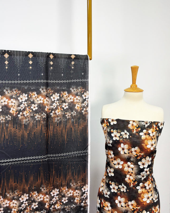 Fancy Digital Printed Lawn All Over 3piece Unstitched