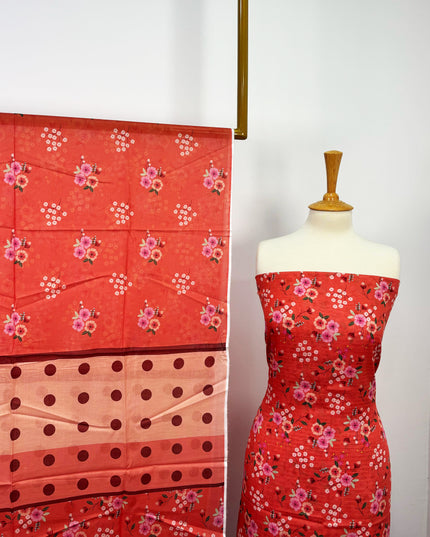 Fancy Digital Printed Lawn All Over 3piece Unstitched