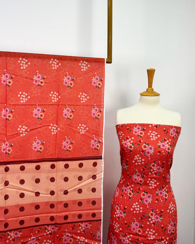 Fancy Digital Printed Lawn All Over 3piece Unstitched