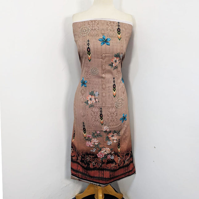 Lawn with Digital Printed Work 3Pc Unstitched