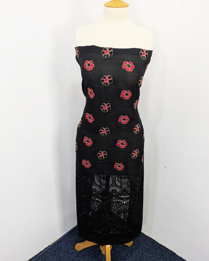 Fancy Embroidered Lawn With Chikankari Work And Chiffon Dupatta