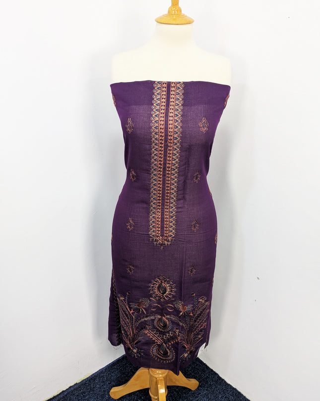 Fancy Embroidered Lawn With Chiffon Dupatta