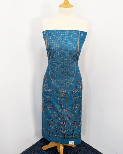 Fancy Embroidered Digital  Lawn Unstitched