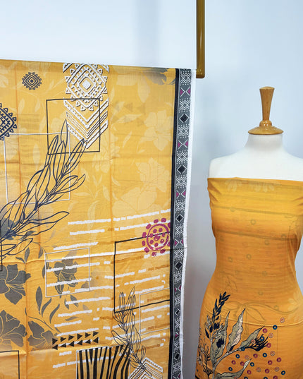 Fancy Digital Printed Lawn