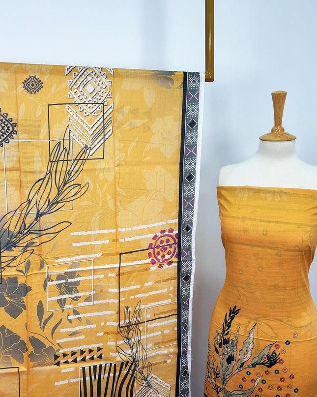 Fancy Digital Printed Lawn