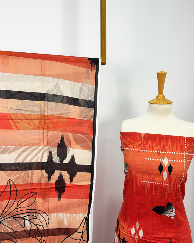 Fancy Digital Printed Lawn